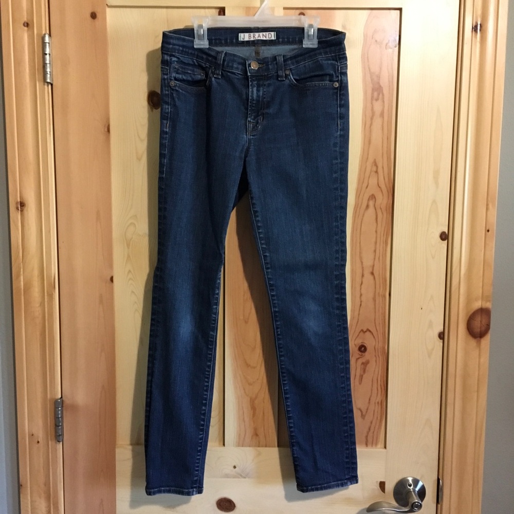 J Brand Dark Blue Skinny Leg Jeans Size 28